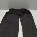 Made By Johnny MBJ Women's Casual Comfy Solid/Tie Dye Wide Leg Palazzo Lounge Pants (Medium, Wb750_Black)