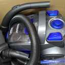 Canister Vacuum Cleaner, 40Kpa 1600W Cyclon Power Bagless Canister Vacuum Cleaners for Home, 3.7QT Large Dust Cup, Lightweight Vac for Hard Floors, Carpets, Pet Hair, Blue