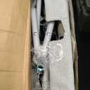 Baby Changing Table, Versatile Folding Changing Table, Waterproof Diaper Changing Station, Adjustable Height with 2 Drawers,Baby Changing Station, Mobile Nursery for Infant and Newborn (Light Grey)