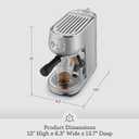 Breville Bambino Espresso Machine BES450BSS, Brushed Stainless Steel