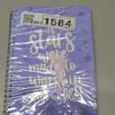 Yansanido Spiral Notebook, 4 Pcs 8.3 Inch x 5.9 Inch A5 Purple Thick Plastic Hardcover 8mm Ruled 80 Sheets -160 Pages Journals for Study and Notes (Purple, A5)