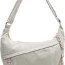 Corduroy Crescent Crossbody Bag Quilted Shoulder Bag Adjustable Strap Casual Handbag Hobo Sling Bag for Women Men