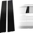 Front and Rear Driver Side B Pillar Molding Trim Cover Applique for Jeep Grand Cherokee 2011-2021, Grand Cherokee WK 2022