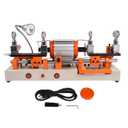 Horizontal Hardware Cutting Machine, 110V 180W Metal Slotting & Profiling Machine, Precision Cutter with Multi-Direction Clamps, Electric Bench Cutting Equipment