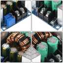 2PCS 20A 300W CC CV Step Down Module Adjustable DC 6-40V to 1.2-36V Voltage Regulator Buck Converter Constant Current Power Module Charging LED Drive with Short Circuit Protection