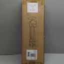 5 Pieces 31In Fireplace Tools Set, Wrought Iron Fireplace Tools with Ergonomic Handle, Fireplace Accessories Set Included Tong, Shovel, Base, Poker and Brush for Indoor (Antique Bronze)