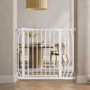 BalanceFrom Walk Thru Safety Gate for Baby and Pets, Doorways, Stairways, Hallways, Fits 29.1-38.5 Inch Openings, 36 Inch Height, Graphite