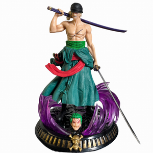 Zoro Figure Anime Action Figure Roronoa Zoro Character Statue Anime Action Figure PVC Toy Figure Collection Gift for Boys and Girls