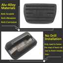 Foot Gas Brake Pedal Cover Compatible for Honda Civic CR-V Accord 2018-2025, for Odyssey Passport Insight 2019-2025 Accessories Accelerator Brake Pedal Cover Cap