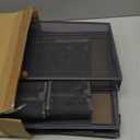 Marbrasse 5-Tier Paper Letter Tray Organizer with Drawer and Pen Holder, Mesh Desktop Organizer and Storage with Magazine Holder for Office Supplies (Grey) (Gray)