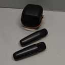 Mini Karaoke Machine, Portable Bluetooth Karaoke Speaker with 2 Wireless Microphones and Party Lights for Kids and Adults, Birthday Gifts for Girls Boys Family Home Party (Black 2 Mics)