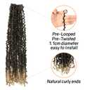 10 Inch 10 Packs Yanky Twist Crochet Hair Pre-twisted Ombre Honey Blonde Kinky Mini Spring Twist Small Curly Senegalese Twist Braids (T27)
