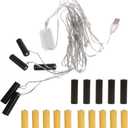 AA Battery Eliminator, Replace AA Batteries Power Supply Adapter, Fake Battery Power Adapter for LED Fairy Light, Thermostat, Table Lamp, Radio, Clocks, Wireless Electronics (5)