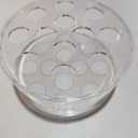 Flower Centerpieces for Tables, 12 Holes Clear Acrylic Flower Vase, Round Flower Vase, Centerpiece Vases for Table Low Flower Holder, Flower Arrangements Decorative Vase for Home Wedding Table/331