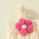 Baby Girl Bubble Romper with Butterfly Bow Back Newborn One-Piece Summer Outfit Cute Sleeveless Jumpsuit for Infants (M)