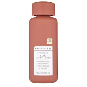 Kristin Ess Hair Moisture Rich Conditioner for Curly + Wavy Hair, 10 fl. oz, Vegan, Sulfate, Paraben and Silicone Free, Color + Keratin Safe