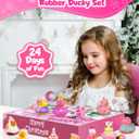 Rubber Duck Advent Calendar 2024, 24 Days of Countdown Christmas Gifts for Girls, Toddlers 1, 2, 3, 4 Year Old, 4-12 Kids, Adults, Duckie Bath Toys for Baby Shower Party Favors, Advent Calendars 2024