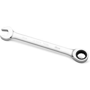 2 x Jetech 18mm Ratcheting Combination Wrench, Industrial Grade Gear Wrench with 12-Point 72-Tooth Ratchet, Forged and Heat-Treated Cr-V Steel, Metric