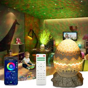 Rossetta Galaxy Projector for Bedroom, Smart App Star Light Projector with Bluetooth Speaker and White Noise, Night Light for Kids Adults Game Room, Home Party, Ceiling, Room Dcor (Gray)