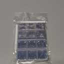 LPBeads 6400 Pieces Hotfix Rhinestones Amethyst Flat Back 5 Mixed Sizes Crystal Round Glass Gems with Tweezers and Picking Rhinestones Pen (Mix SS6-SS30)