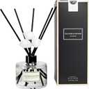 CULTURE & NATURE Reed Diffuser Set 6.7oz (200ml) Lime Basil Mandarin Scented Diffuser with Sticks Home Fragrance Reed Diffuser for Bathroom Shelf Decor