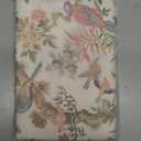 Chinoiserie Pillow Covers 24x24 Set of 2 Pink Green Bird Floral Throw Pillows Vintage Pink Flower Bird Decorative Pillow Cases Outdoor Chinoiserie Decor Farmhouse Cushion Case for Couch Sofa