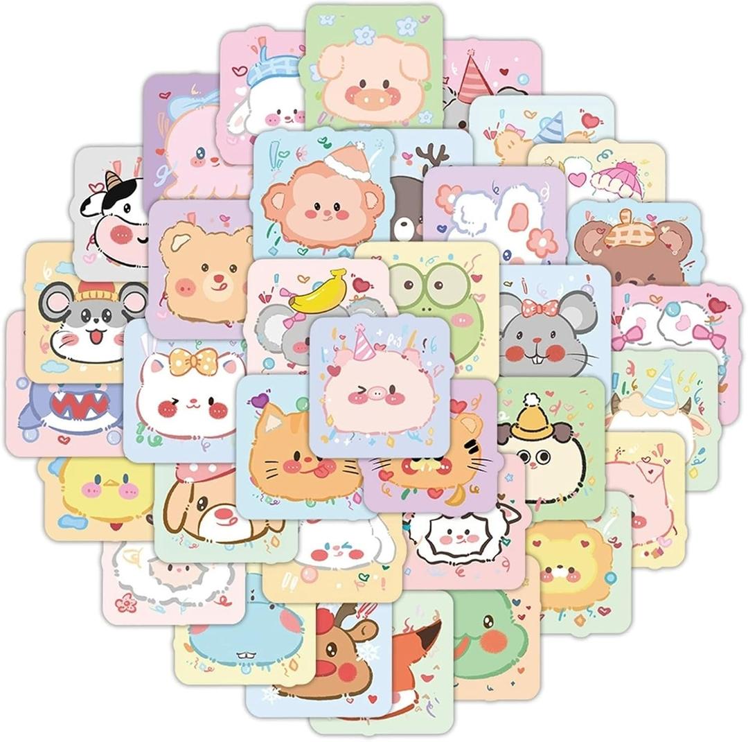 3 x 60PCS Cute Cartoon Animal Stickers Pack for Kids, Funny Animal Waterproof Vinyl Stickers for Water Bottles, Scooters, Stationery and Luggage 3 x 60PCS Cute Cartoon Animal Stickers Pack for Kids, Funny Animal Waterproof Vinyl Stickers for Water Bottles, Scooters, Stationery and Luggage