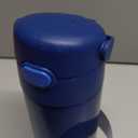 THERMOS FUNTAINER 12 Ounce Stainless Steel Vacuum Insulated Kids Straw Bottle, Blue (Navy)