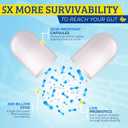 Probiotics for Men, 500 Billion CFUs & 12 Strains, Prebiotic & Probiotic, Cranberry, Saw Palmetto, Digestive Enzymes, Gut & Bloating, Lung Liver Prostate Support, 30-Day Supply