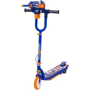 Flybar NERF Kids Electric Scooter - Kick Scooter,NERF Blaster, Fires Up to 60 Feet, Adjustable Height, Anti-Slip Deck, Rear Brake, E Scooter for Kids,Kids Scooter, Ages 8+, Up to 185 lbs