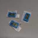 Frienda 3 Pieces Mini Digital Clock Small Digital Clock Stick on Battery Operated Self Adhesive Bracket for Car Dashboard Fridge (Blue)