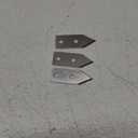 3Pcs K004SP Knife Replacement Part, for #1 Commercial Can Openers, Reversible Blade Design, Double-Sided Use