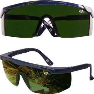 LANON Welding Safety Glasses,IR Filter Shade 5.0 Lens,Anti-Scratch & Anti-Impact,ANSI Z87.1 Double-sided Antifog,Wrap-Around Protective Safety Goggles,UV Protection