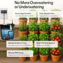 VIVOSUN Automatic Drip Irrigation Kit, Smart Watering System with 16 Drip Emitters, 4mm Fast Flow, App-Controlled A10 GrowHub, Quiet 15W Pump, Anti-Siphon & Filtered for Indoor & Outdoor Plants