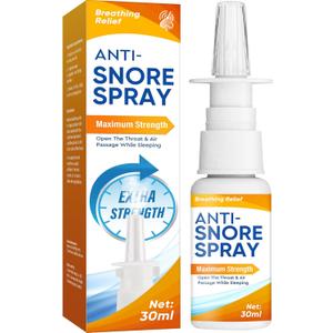 Anti Snoring Spray, Natural Snoring Solution to Open Throat & Air Passages, Effective Snore Devices for Better Sleep and Breathing, More Restful Sleep for You and Your Partner, 30mL