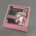 DIY Lash Extension Kit 280Pcs Individual Eyelash Extension Kit 40D50D 0.07D Curl 9-16MIX Lash Clusters Kit with Lash Glue Remover Applicator Easy to Use for Beginners