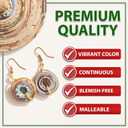 Mandala Crafts 10 Gauge Anodized Aluminum Craft Wire for Jewelry Making - 32 FT Colored Flexible Red Wire - Bendable for Bonsai Armature Crafting Sculpting