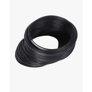 Walfront 100m Galvanized Iron Wire, DIY Making, Protective, Flexible, Round Shape, Black, 0.55mm, For Toys, Craft, Gardening, Electronics, Cable Storage