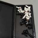Chess Armory Magnetic 9.5 Inches Travel Chess Set - Folding Board with Storage Box & 2 Extra Queen.