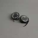 1 Pair 4.5 Inch Led Fog Light With Angel Eyes Passing Lamps DRL bulb For Motorcycle Fog Lamp (Black Fog Light With Angel Eye)