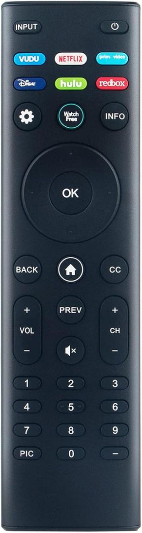 XRT140L Replacement Remote Control Applicable for Vizio Smart TV D24h-J09 D24f-J09 D32h-J09 D32f-J04 D40f-J09 D43f-J04 D24f4-J01 D32f4-J01 OLED55-H1 OLED65-H1 P65QX-H1 P75QX-H1 P85QX-H1