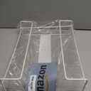 1 Each | Disposable Glove or Tissue Box Holder, TRIPLE (3-Box) Glove Rack, Wall Mounted Universal Box Holder, for Larger Sized Boxes, White - 1 Glove Rack