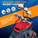 15 Way Golf Cart Bag with Rubber Grip Organize Top and 12 Pckets