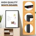 Double Sided Magnetic White Board, 24"x18" Dry Erase Whiteboard for Wall with Aluminum Frame Presentation Board for School, Office and Home