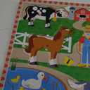 Melissa & Doug Old MacDonald's Farm Sound Puzzle With Light-Activated Sound Effects Farm Animal Toys, Puzzles For Toddlers And Kids Ages 2+