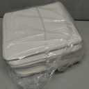 OrganiHaus 11x11 Cube Storage Bins 4 Pack, Foldable Cube Storage Organizer w/ Rope Handles, Collapsible Fabric Bins for Toys, Clothes & Closet Organization, Fabric Square Baskets - Off-White