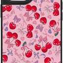 Ehreus Cherry Phone Case for iPhone 13 - Slim Shockproof Hard Shell, 5ft Drop Protection, Cute Aesthetic Fruits Pattern, Tough Protective Case for Women and Girl