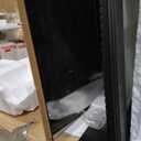 SONGMICS 360 Swivel Jewelry Cabinet, Lockable Jewelry Organizer with Full-Length Mirror, Rear Storage Shelves, Interior Mirror, Jewelry Armoire, Gift Idea, Black UJJC006B01