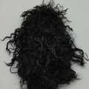 FantaLook Short Curly Brown Halloween Cosplay Wig for Men (black)