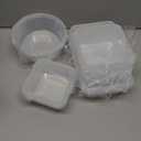 24-Piece PVC-Free BPA-Free Food-Grade Plastic Kitchen Set (12 Containers + 12 Lids), Leakproof Airtight Reusable Meal Prep & Food Storage Containers, Microwave and Dishwasher Safe